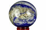 Polished Lapis Lazuli Sphere - Pakistan #170860-1